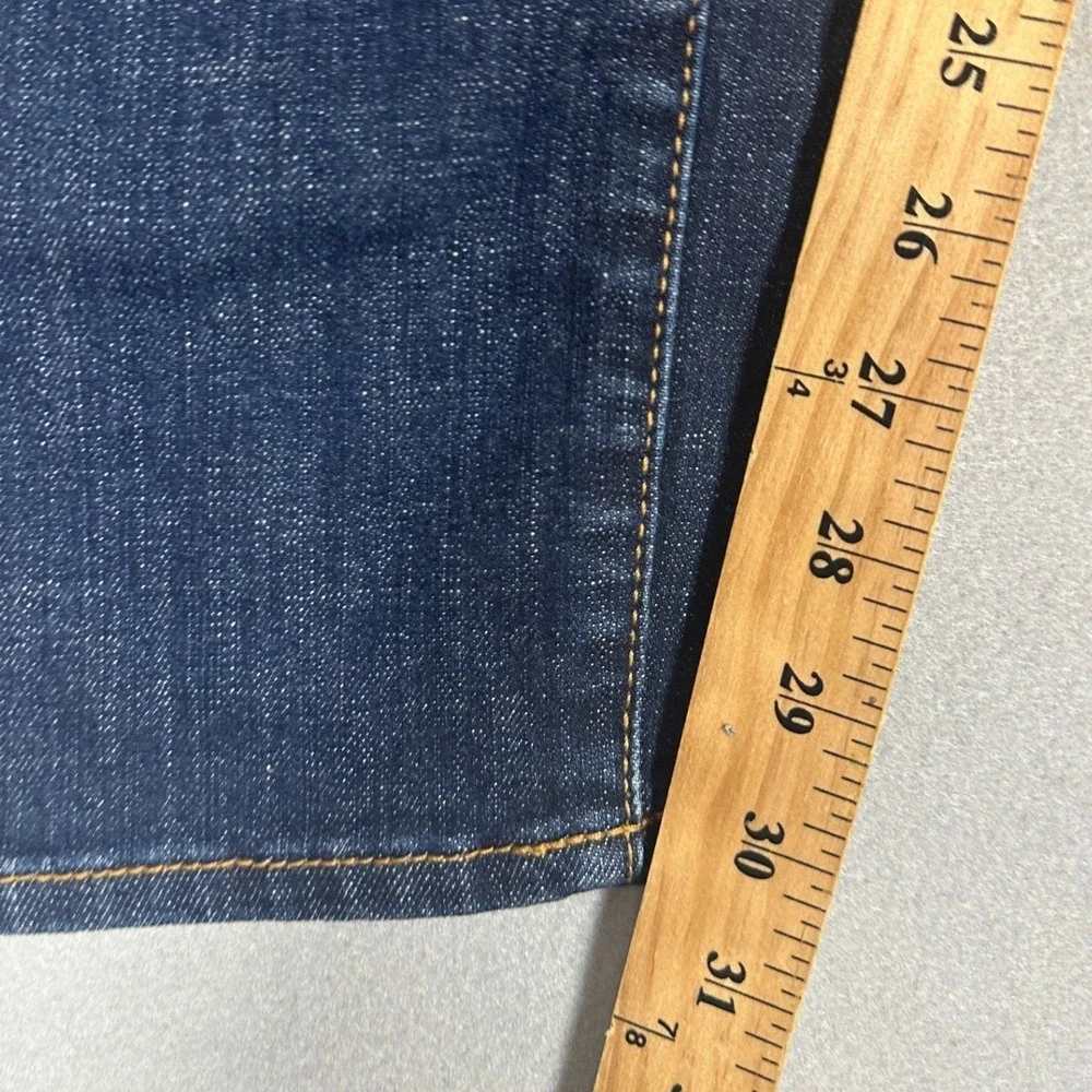 Lucky Brand 410 Jeans Mens 34X30 Blue Athletic Slim Whiskering Stretch Denim